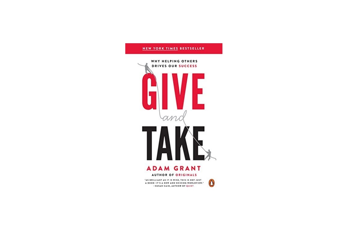 Give and Take by Adam Grant book cover